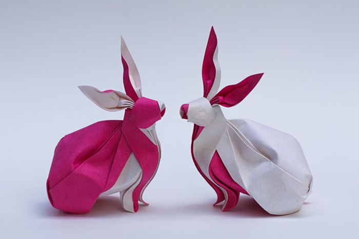 conejos de papel